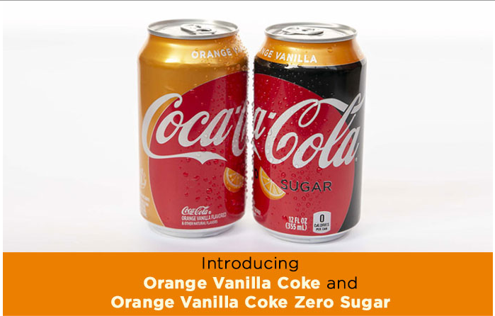 可口可乐10年来的首款新口味饮