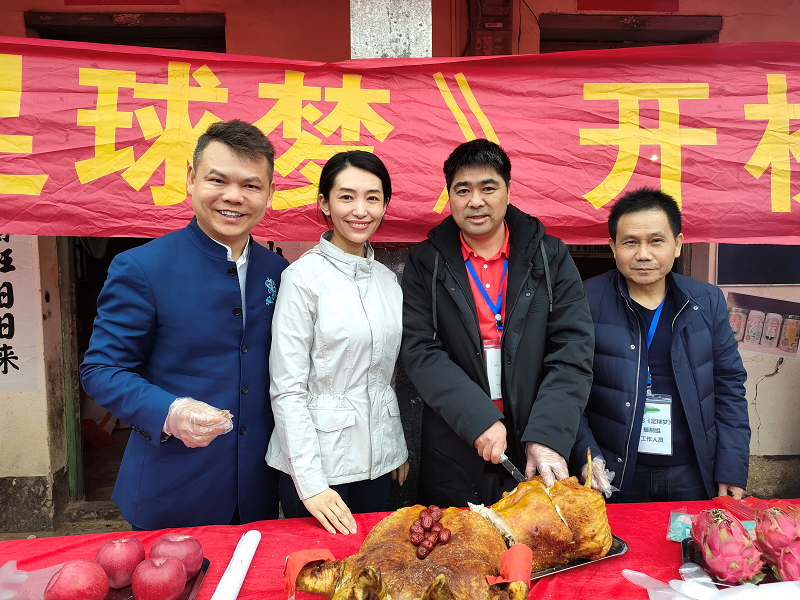 制片人闫雨涛,演员张景然,下班乐集团董事长赵昌锋